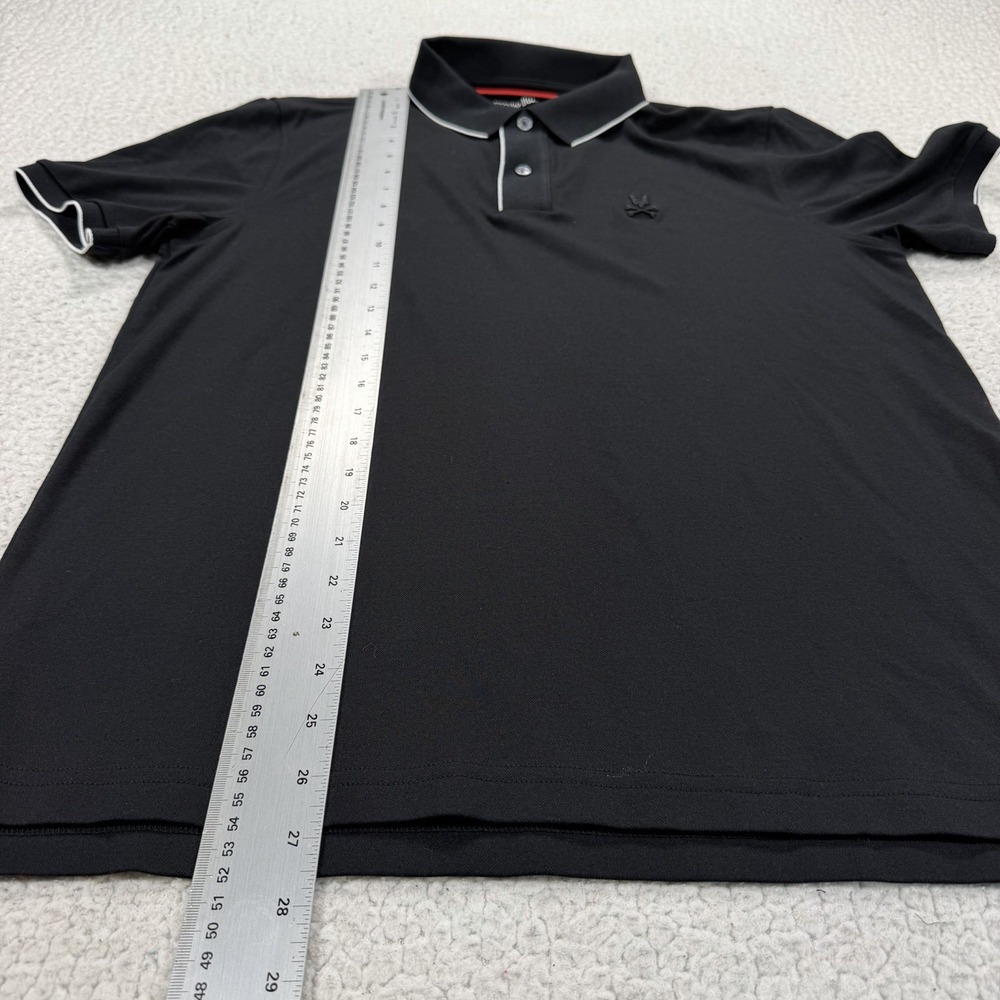 Psycho Bunny Polo Shirt Men's M (5) Black Pima Cotton Modal Preppy Golf Luxury - Picture 6 of 6
